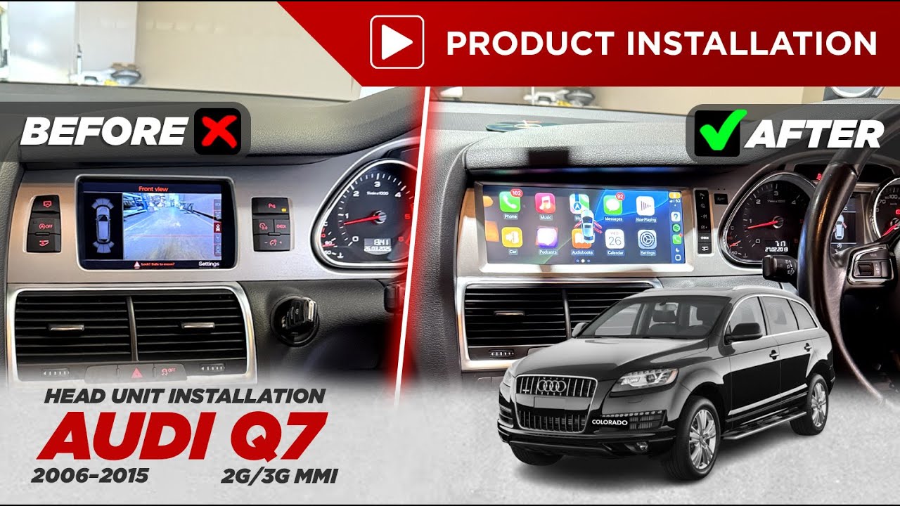 Audi Q7 Head Unit Installation (2006–2015) | 2G/3G MMI - Q series