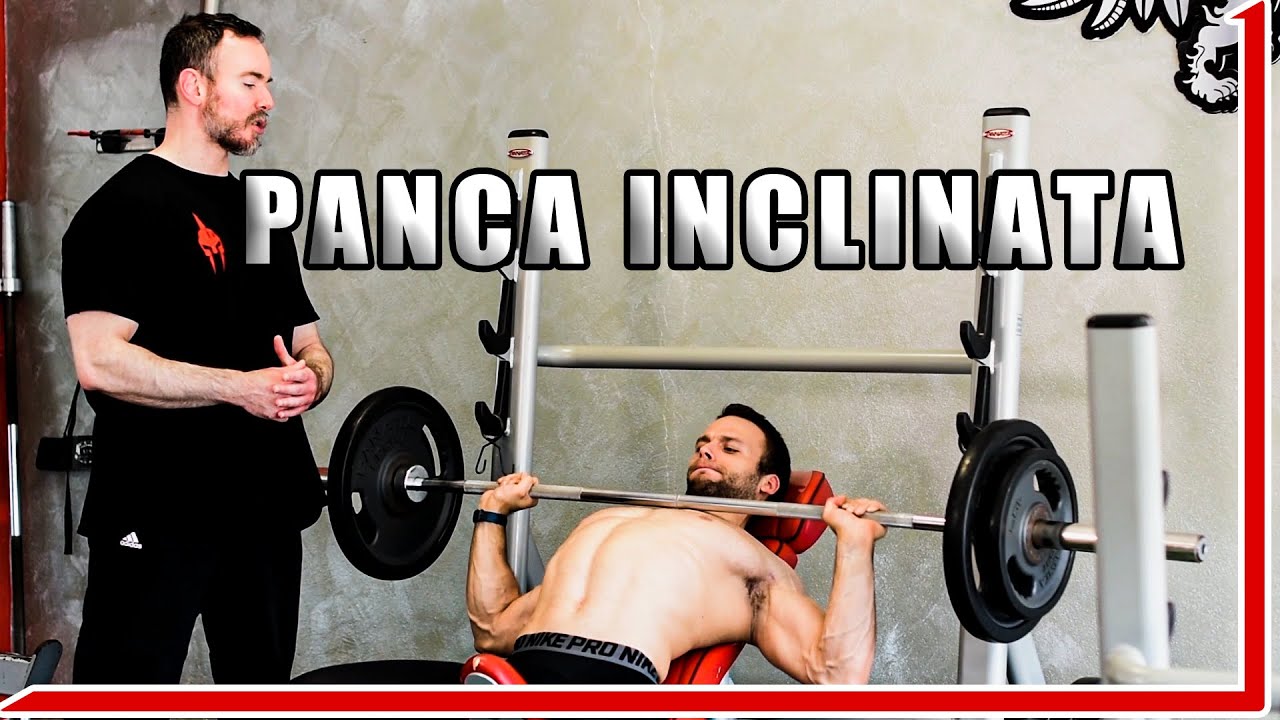 Distensioni bilanciere panca inclinata