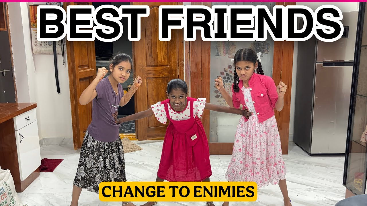 BEST FRIENDS CHANGE TO ENIMIES 😡😡|| comedy video || rider mallesh new video || janavi videos || who