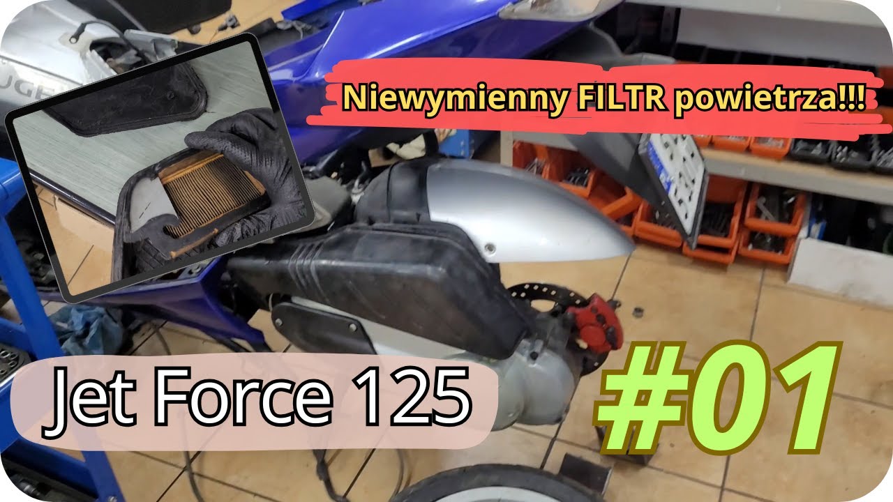 Jak naprawić NIEWYMIENNY filtr powietrza? (DIY) Zrób to sam! | Peugeot Jet Force 125