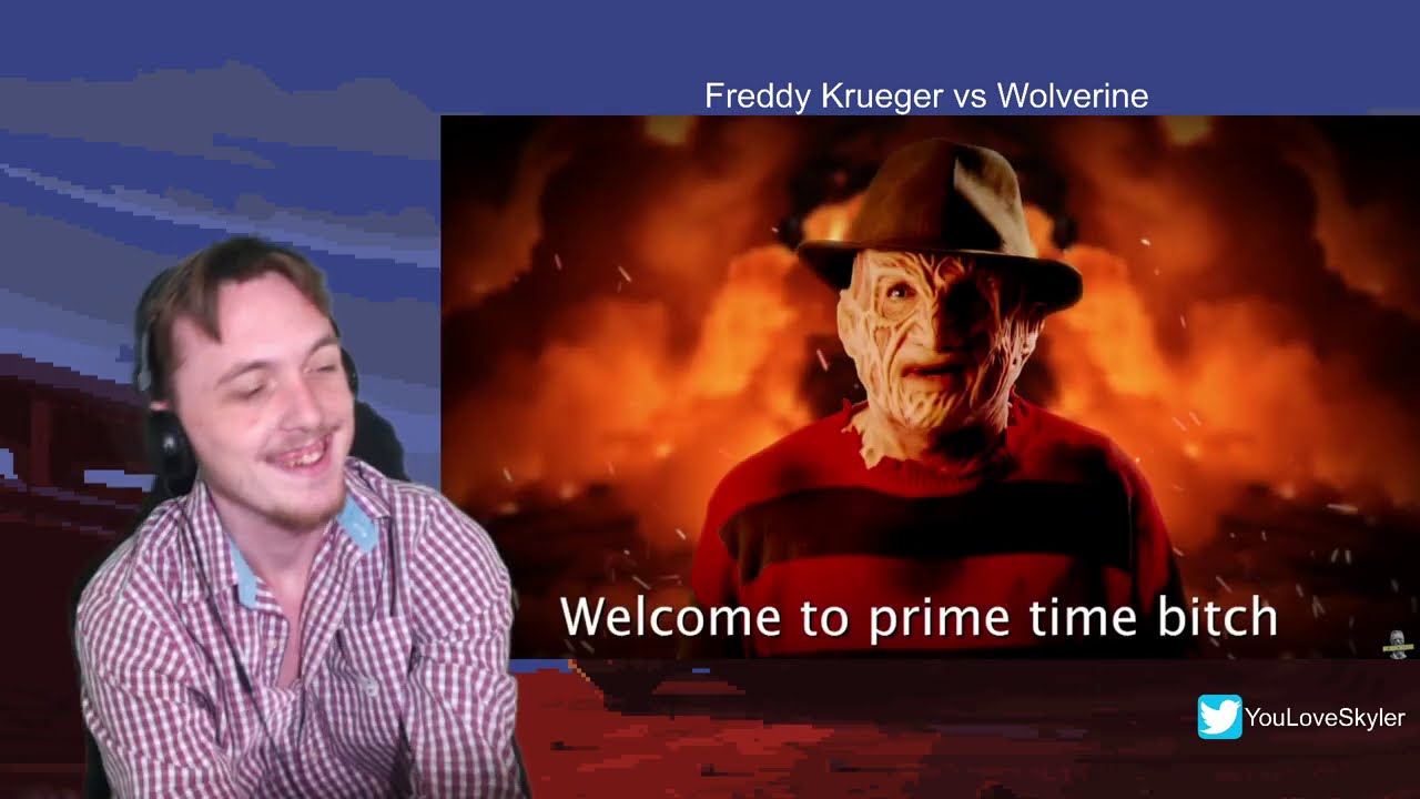 Freddy Krueger vs Wolverine Epic Rap Battles of History (Reaction)