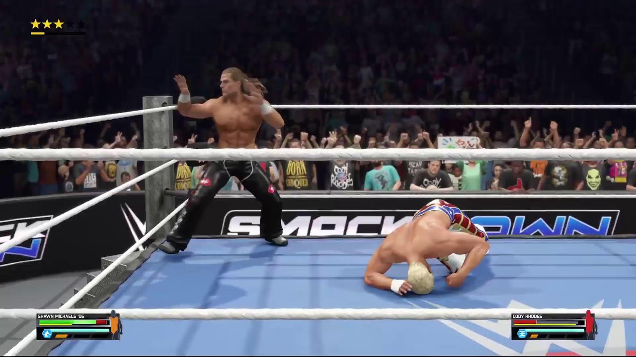 Shawn Michaels vs Cody Rhodes Champion vs Champion WWE2K25YT Gameplay