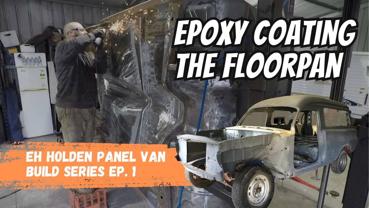 Эпоксидное покрытие днища: EH Holden Panel Van Restoration Build Pt. 1