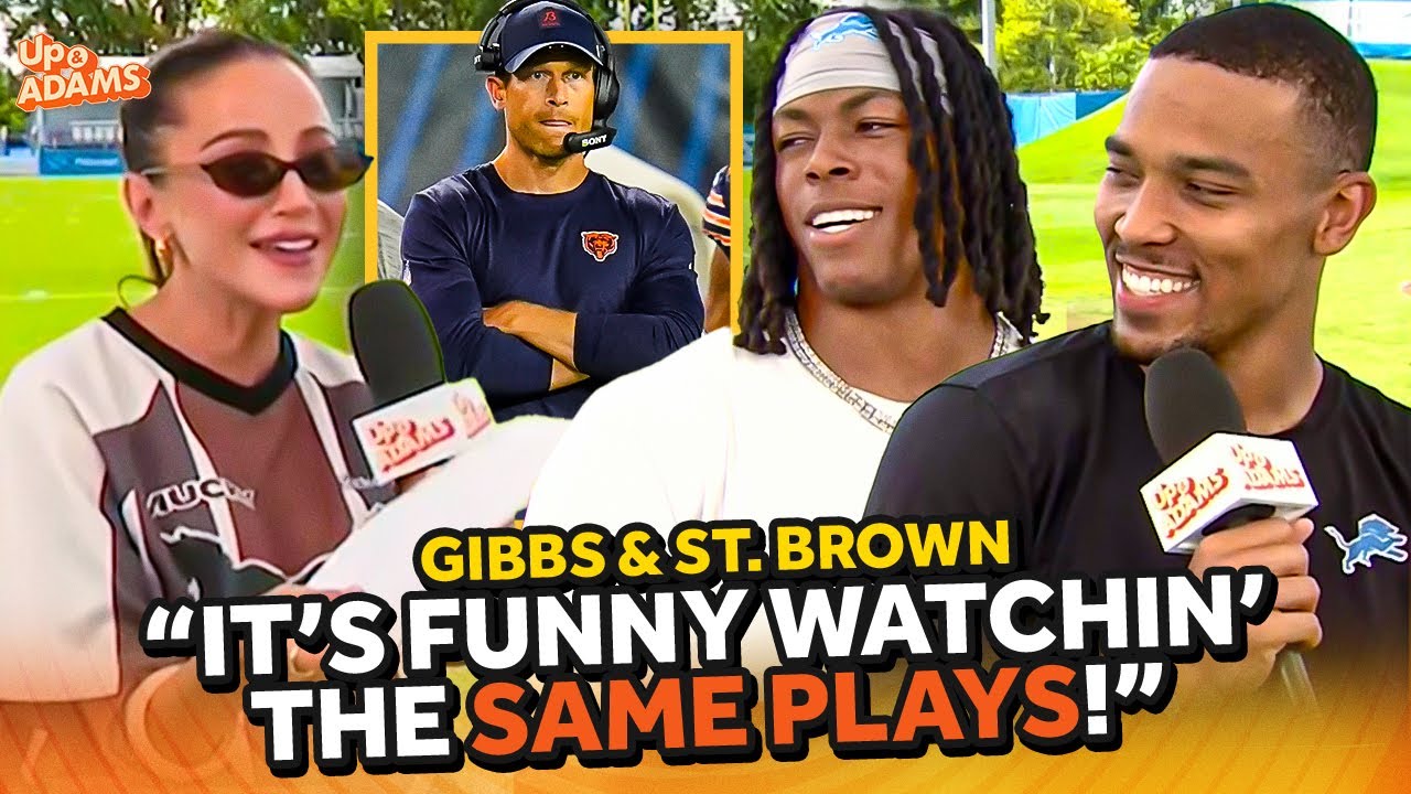 Amon-Ra St. Brown & Jahmyr Gibbs on Jared Goff DESERVES More Credit, Seeing Ben Johnson with Bears!