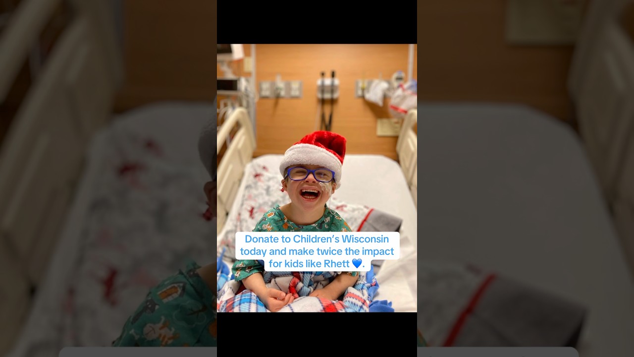 This holiday season, you can donate to Children’s Wisconsin in honor of kids like Rhett 💙.