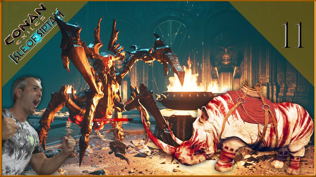 Conan Exiles Siptah #11 🕷️MAZMORRA 1🕷️ Dominio de las Arañas Demonio. Gameplay Español