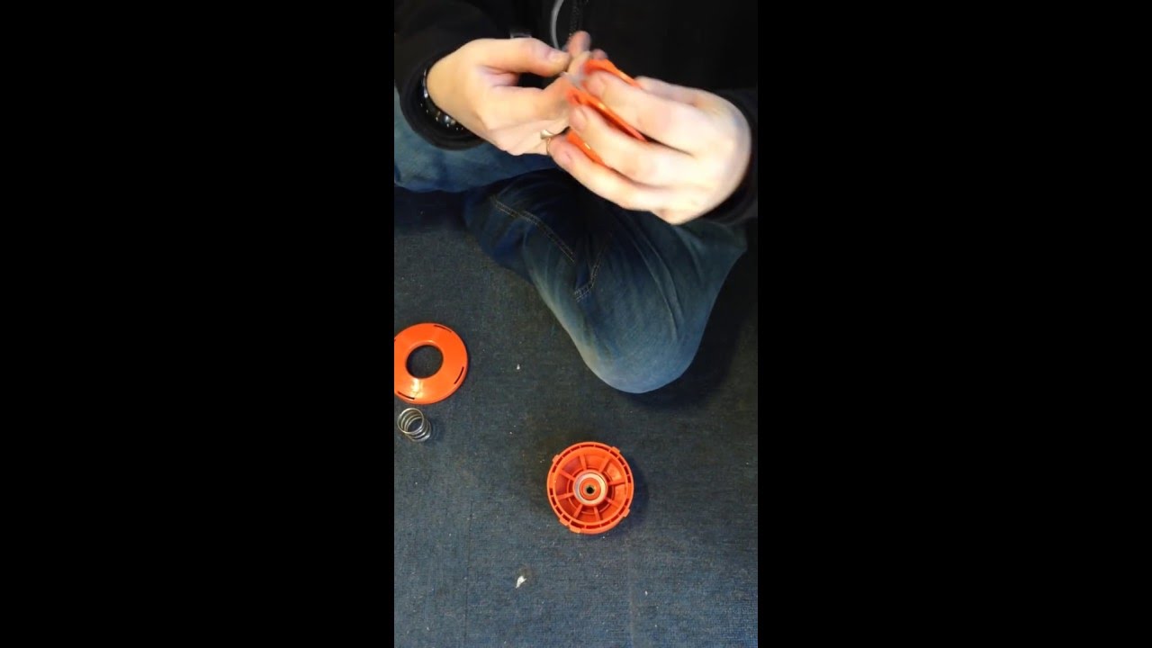 TIMBERPRO Strimmer Spool Line Refilling Tutorial