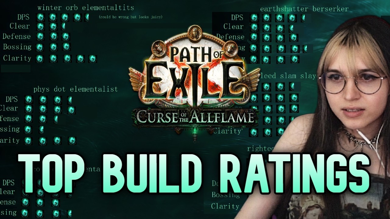 Rating Top PoE 3.29 League Starter Builds - Curse of the Allflame