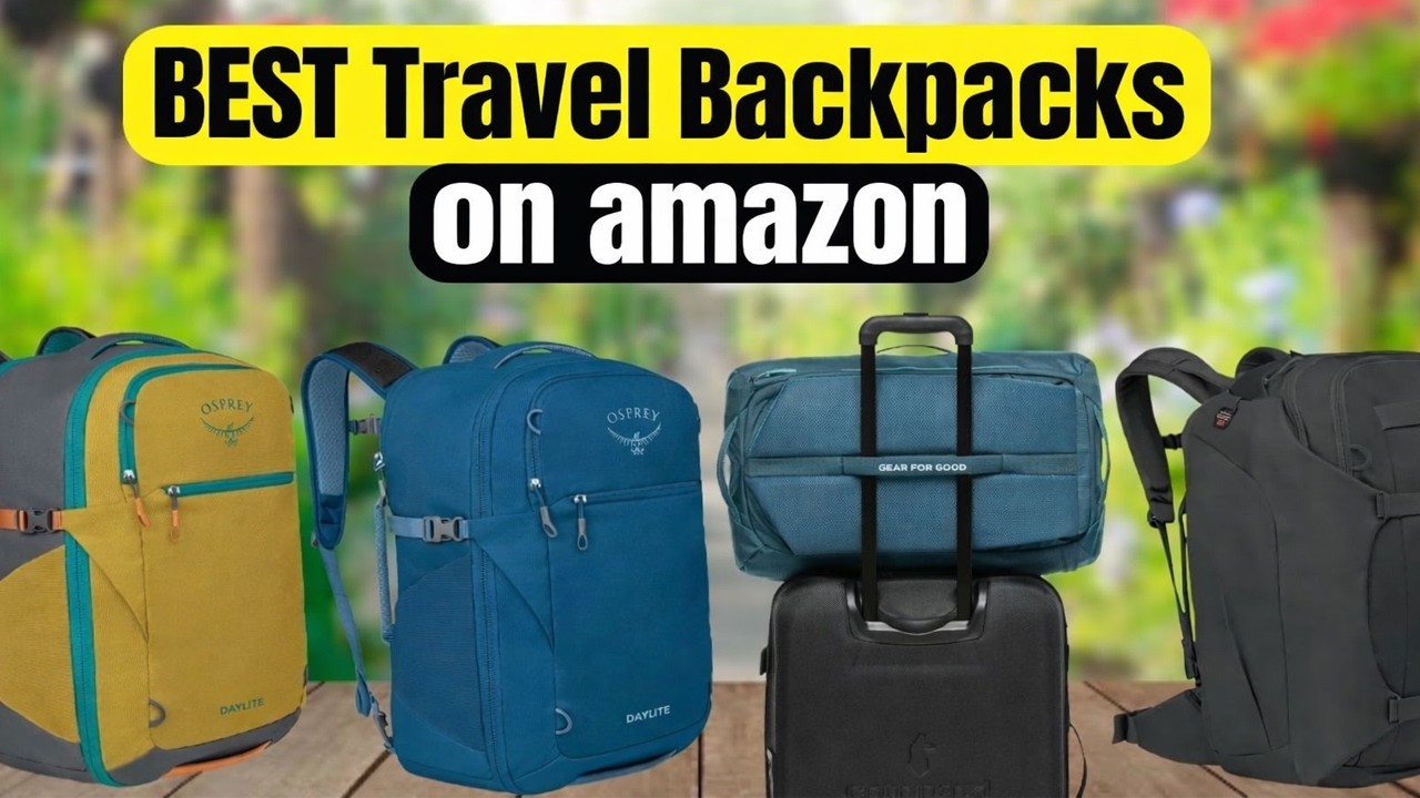 The BEST Travel Backpacks on amazon BUY RIGHT NOW