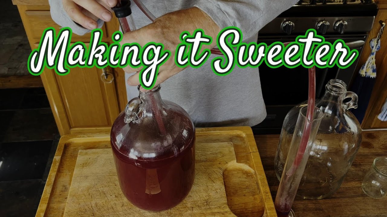 In the Cellar: Back Sweetening Wine