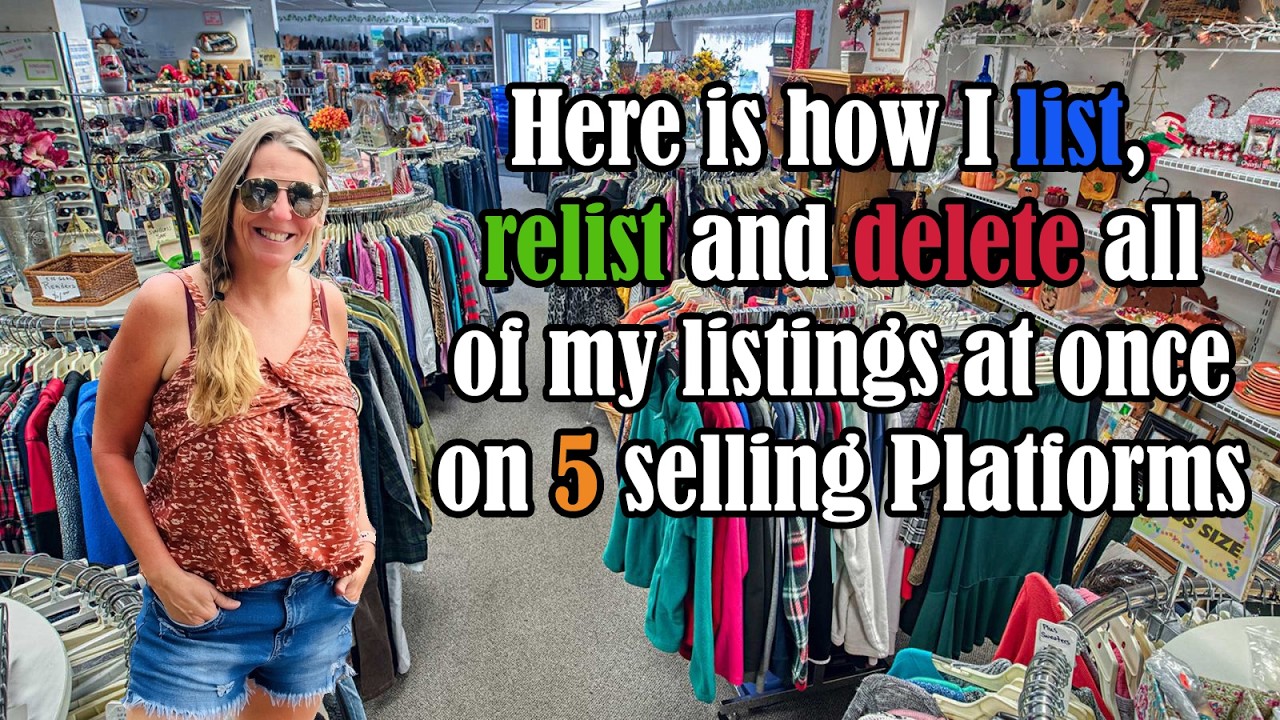 As a Full Time Reseller I use NIFTY to list to EBAY POSHMARK DEPOP ETSY MERCARI all at ONCE!