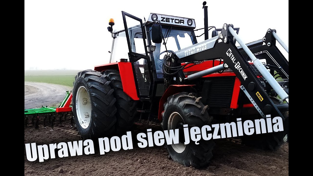 Wiosna 2021-Uprawa pod siew jęczmienia(Wtopa?!) {Zetor 16145 na bliźniakach} (MrOlej21)