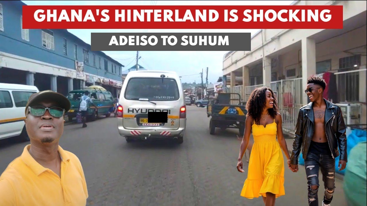GHANA'S Hinterland Tour , Adeiso , Nsawam , Suhum #ghanavlog #travel 