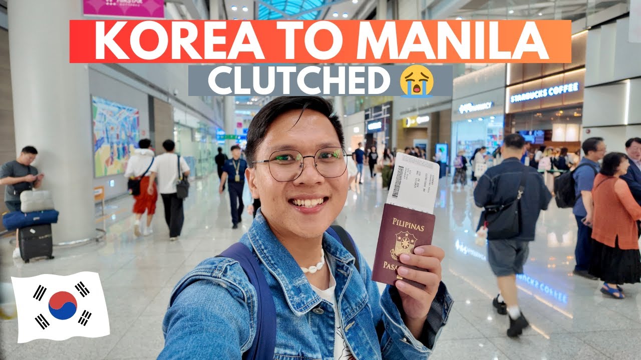 Korea to Manila via Philippine Airlines | Muntik Na Maiwan!