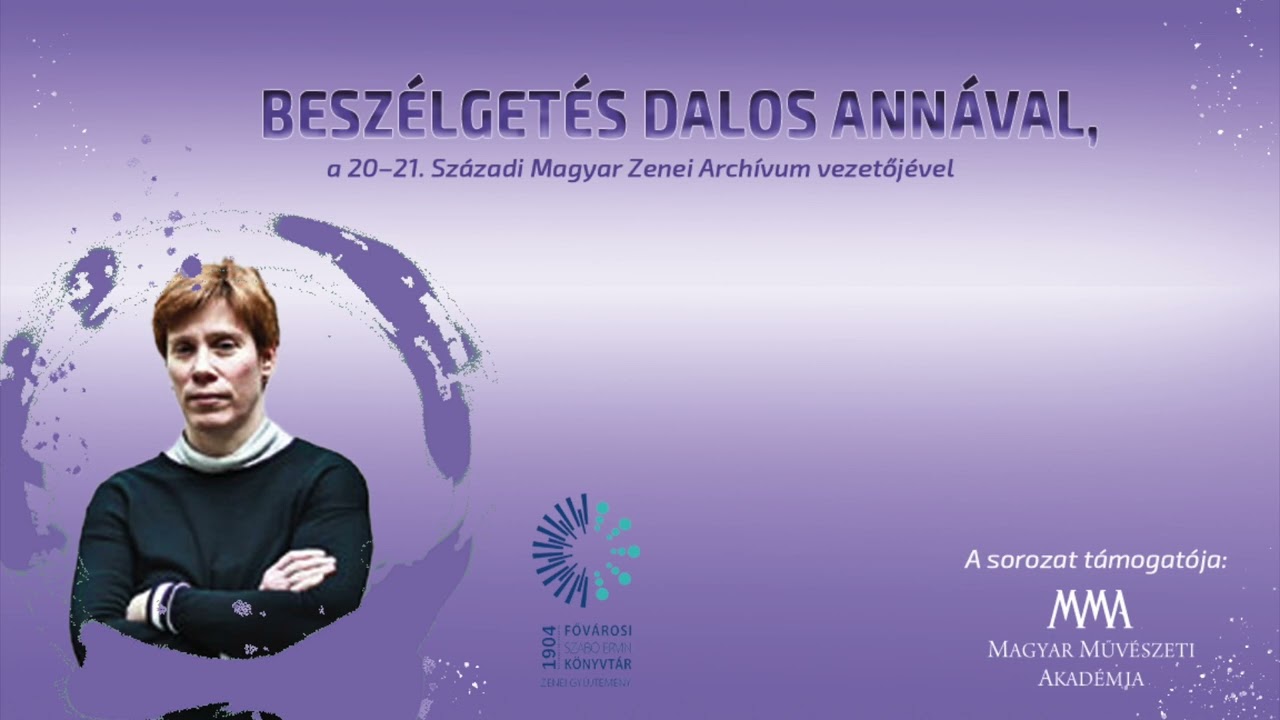 Beszélgetés Dalos Annával, a 20–21. Századi Magyar Zenei Archívum vezetőjével
