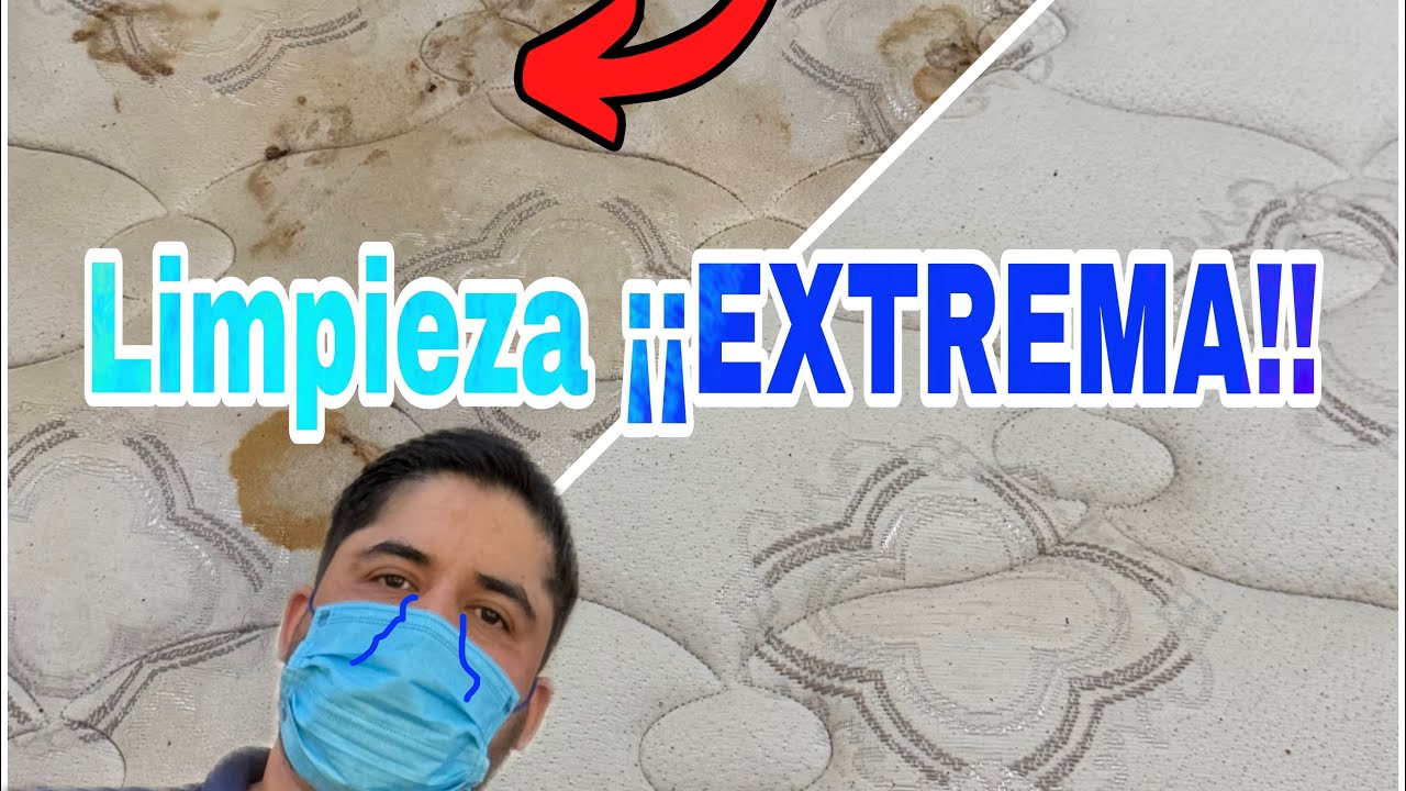 ¡¡¡LIMPIEZA EXTREMA DE COLCHÓN!!! Con 💩🤢
