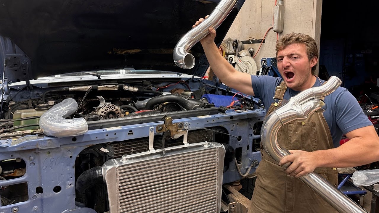 Установка интеркулера на мой 7.3 Powersroke Diesel OBS Ford F-350: модернизация, часть 2