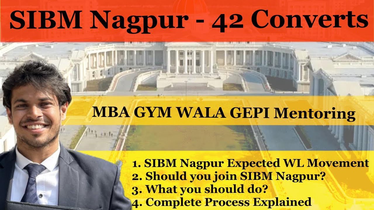 SIBM NAGPUR RESULTS OUT | 42 CONVERTS | WAITLIST NUMBER MOVEMENT | BUFFER CALLS |