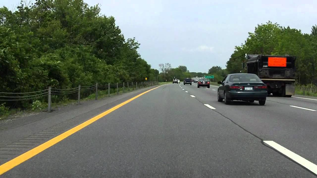 Adirondack Northway (Interstate 87 Exits 1 to 8) northbound
