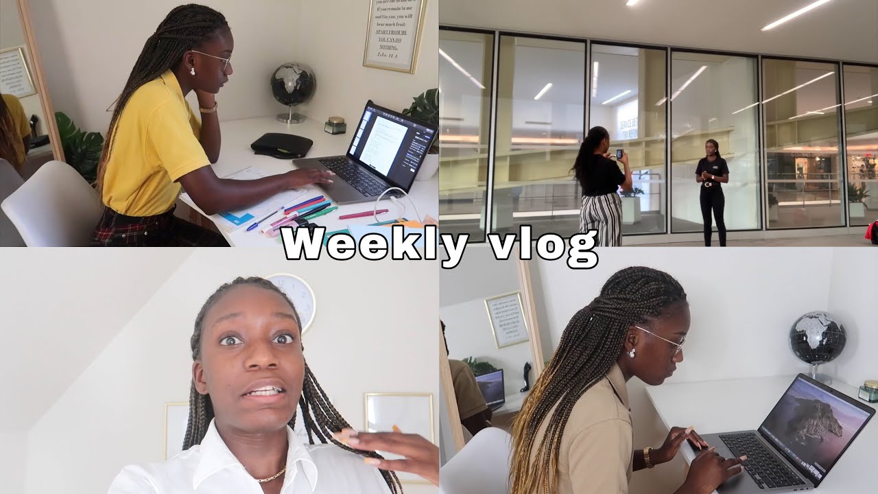 WEEKLY VLOG : Je découvre mes matières & mes profs ! Study With Me, Sport & Tournage en week-end