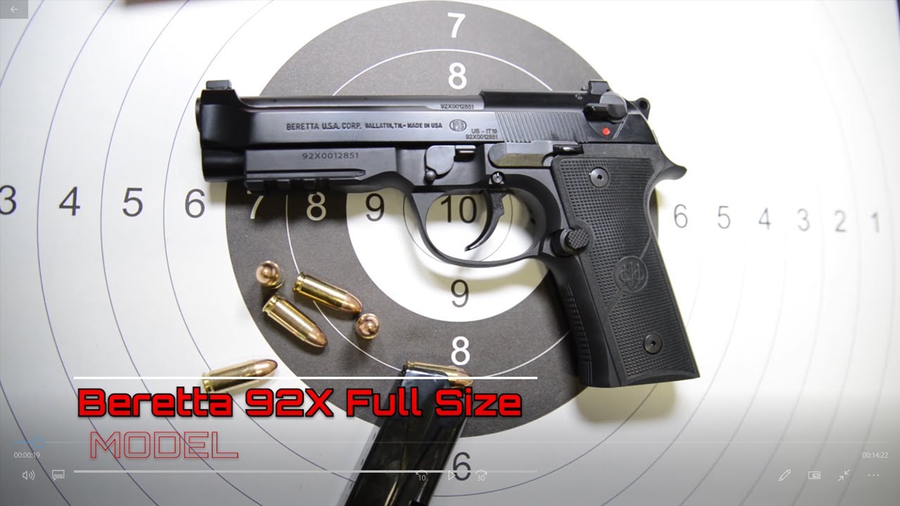 Beretta 92X Full Size 9x21 ITA