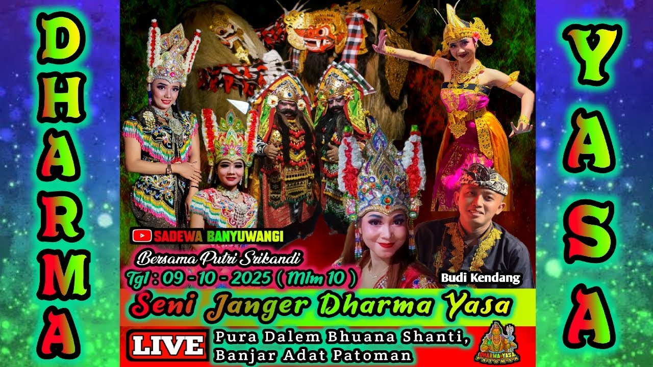 LIVE 🇮🇩 JANGER DHARMA YASA | SERIAL SRITANJUNG SIDOPAKSO | Patoman - Blimbingsari Suport Flora Audio