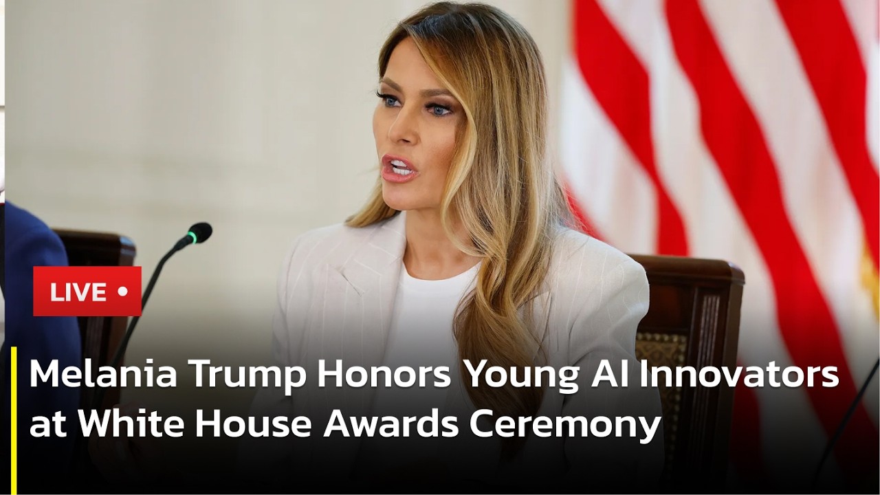 LIVE: First Lady Melania Trump Honors Young AI Innovators at White House Awards Ceremony | AC13