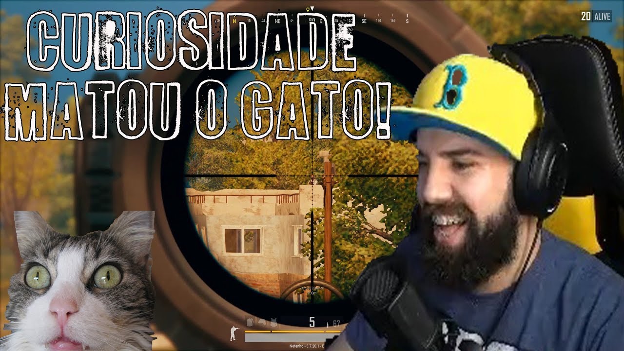 Netenho mostrando como derrubar um curioso e Skipnho imitando o Th3D4rkness - Melhores momentos PUBG