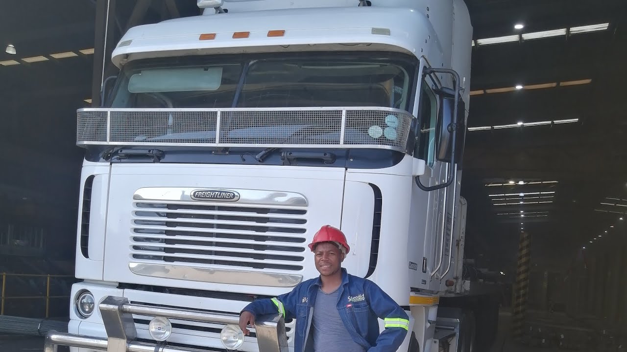 как управлять Freightliner Argosy Smart Shift, демонстрация африканского типа номер 1