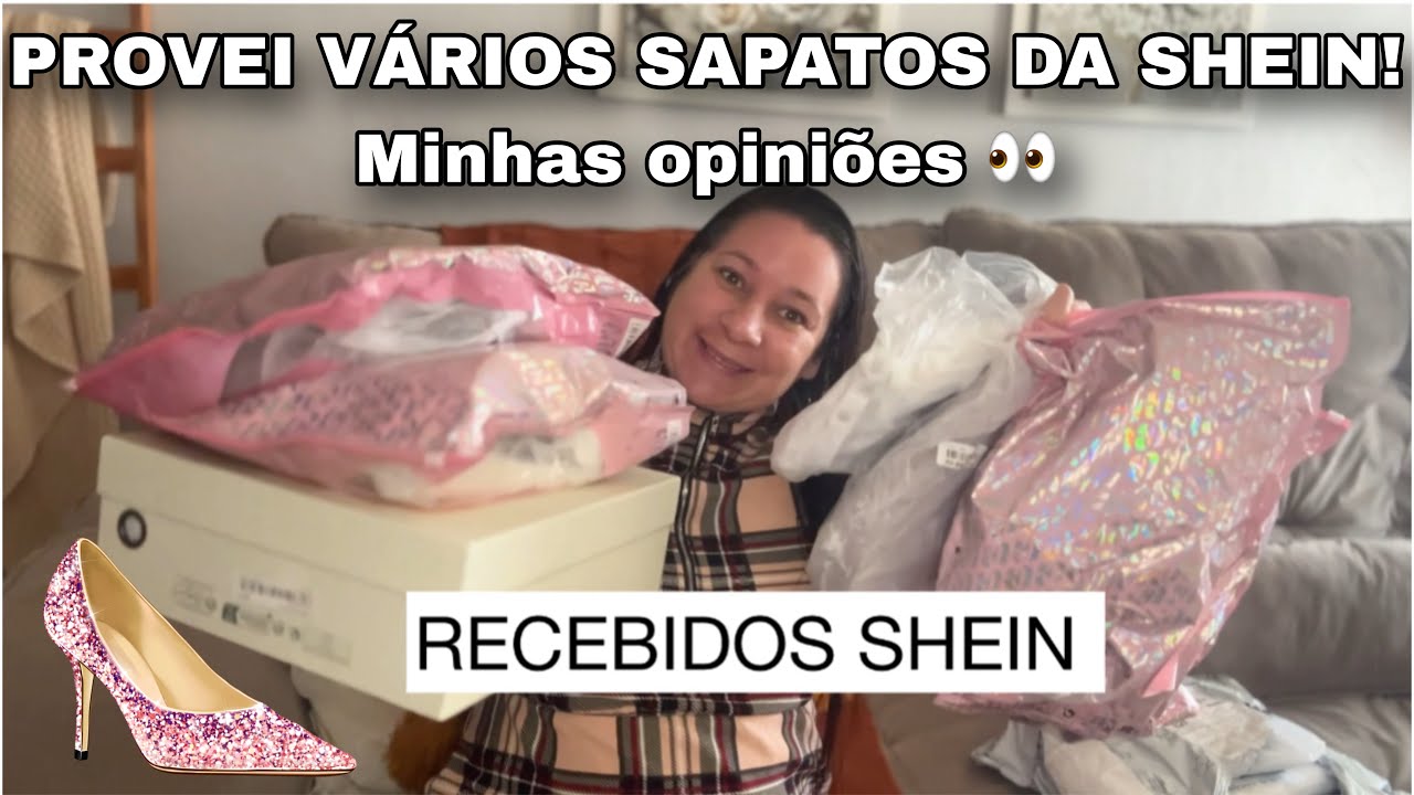 Recebidos SHEIN: S&Oacute; SAPATOS! Vale a pena? 👠🥿