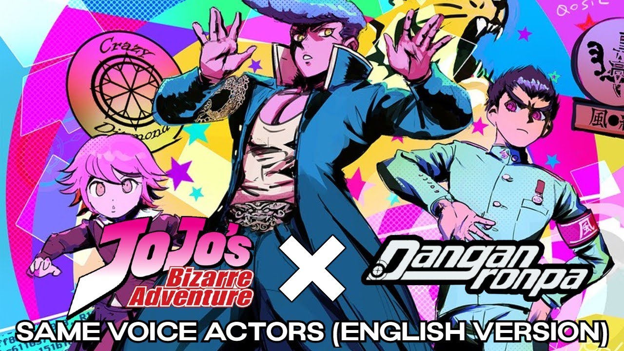 Every Single Shared Voice Actor Between JoJo's Bizarre Adventure And Danganronpa (English Version)