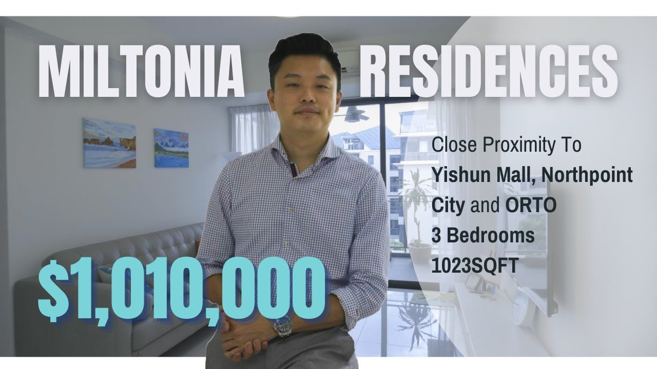 Miltonia Residences : Spacious 3 Bedder near Khatib & Yishun ($1.01M, Singapore Condo)