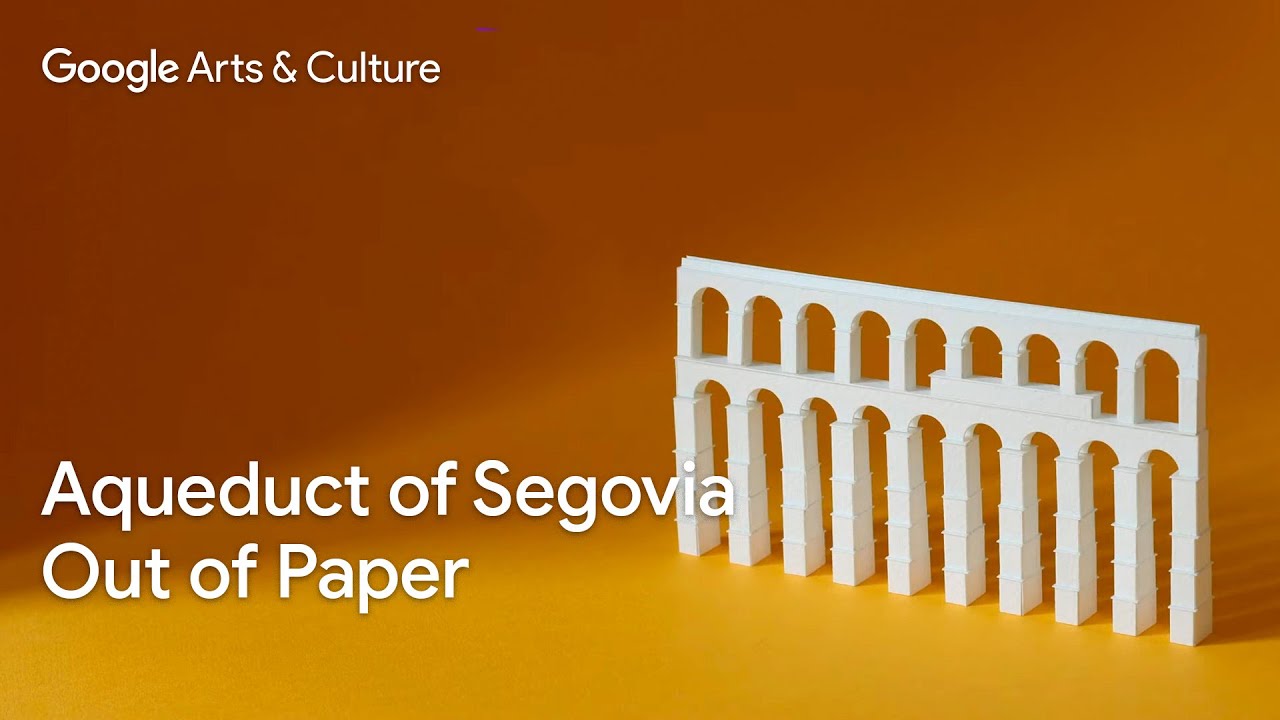 HOW to MAKE the AQUEDUCT of SEGOVIA out of PAPER | Easy DIY| Google Arts & Culture
