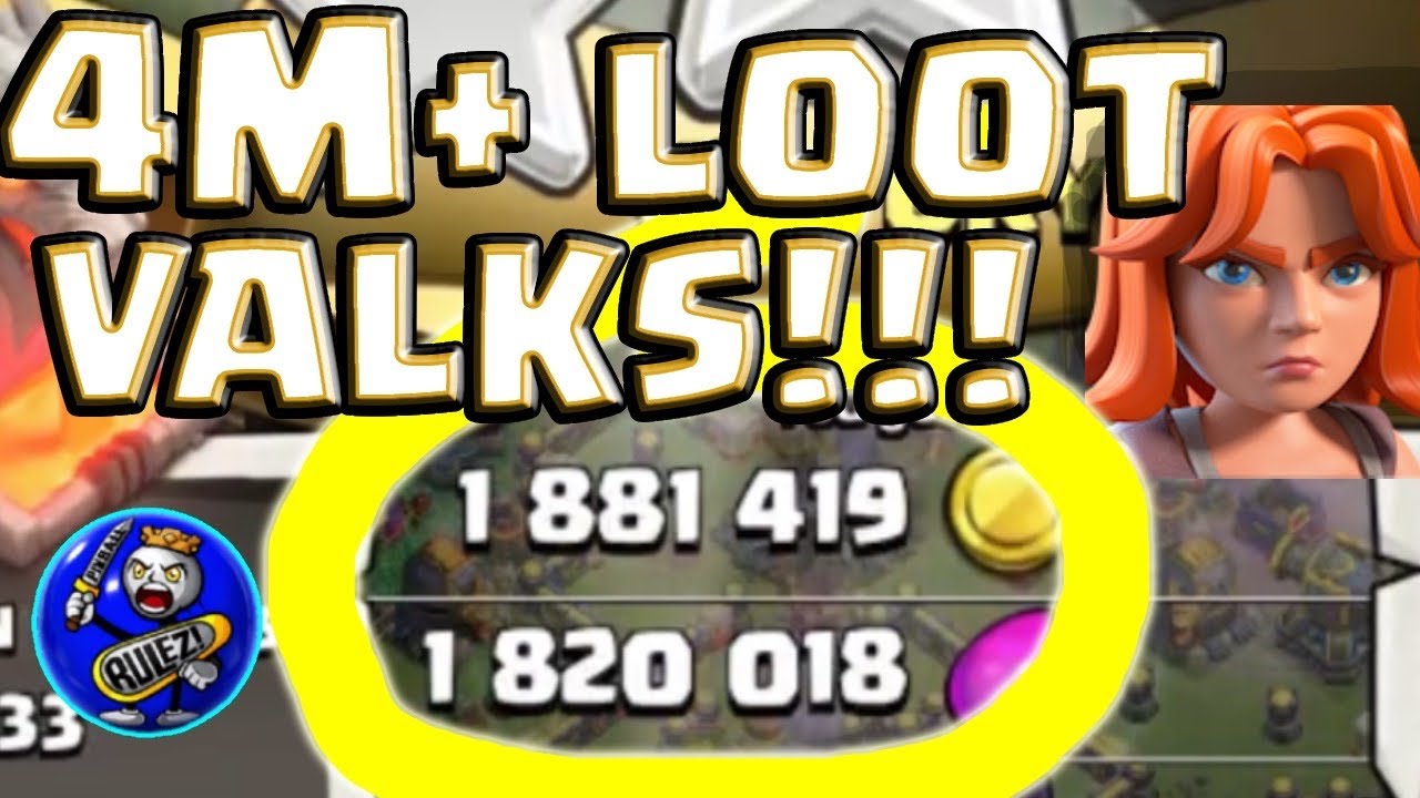 This Valk Army Prints Loot (4M+ Farming)