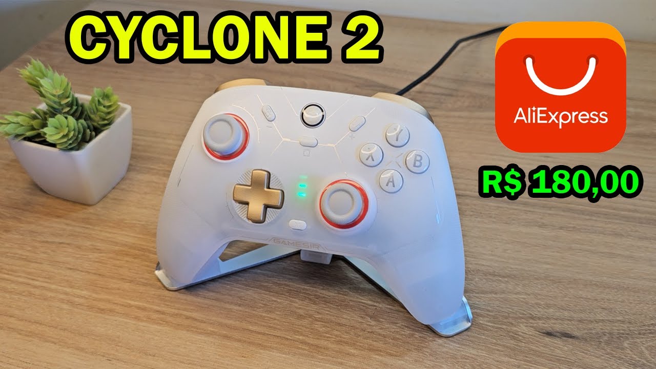 CONTROLE GAMESIR CYCLONE 2 VALE A PENA COMPRAR?