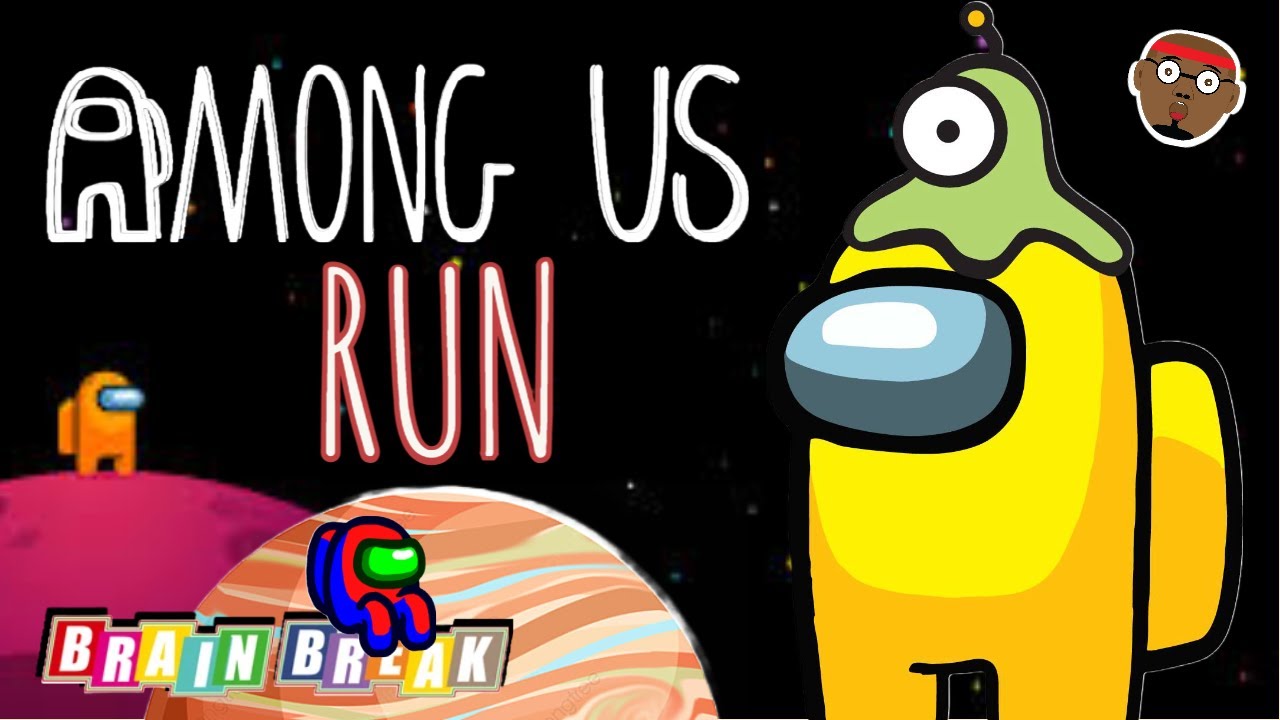 Among Us Run | Among Us Brain Break | Imposter Dance | PhonicsMan Fitness
