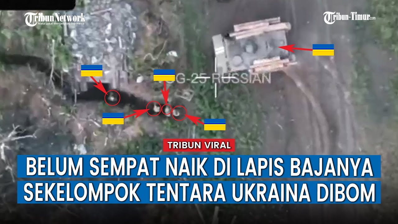 FULL! Gagalkan Rencana Musuhnya, Pasukan Rusia Hujani Tank Ukraina dengan Rentetan Granat