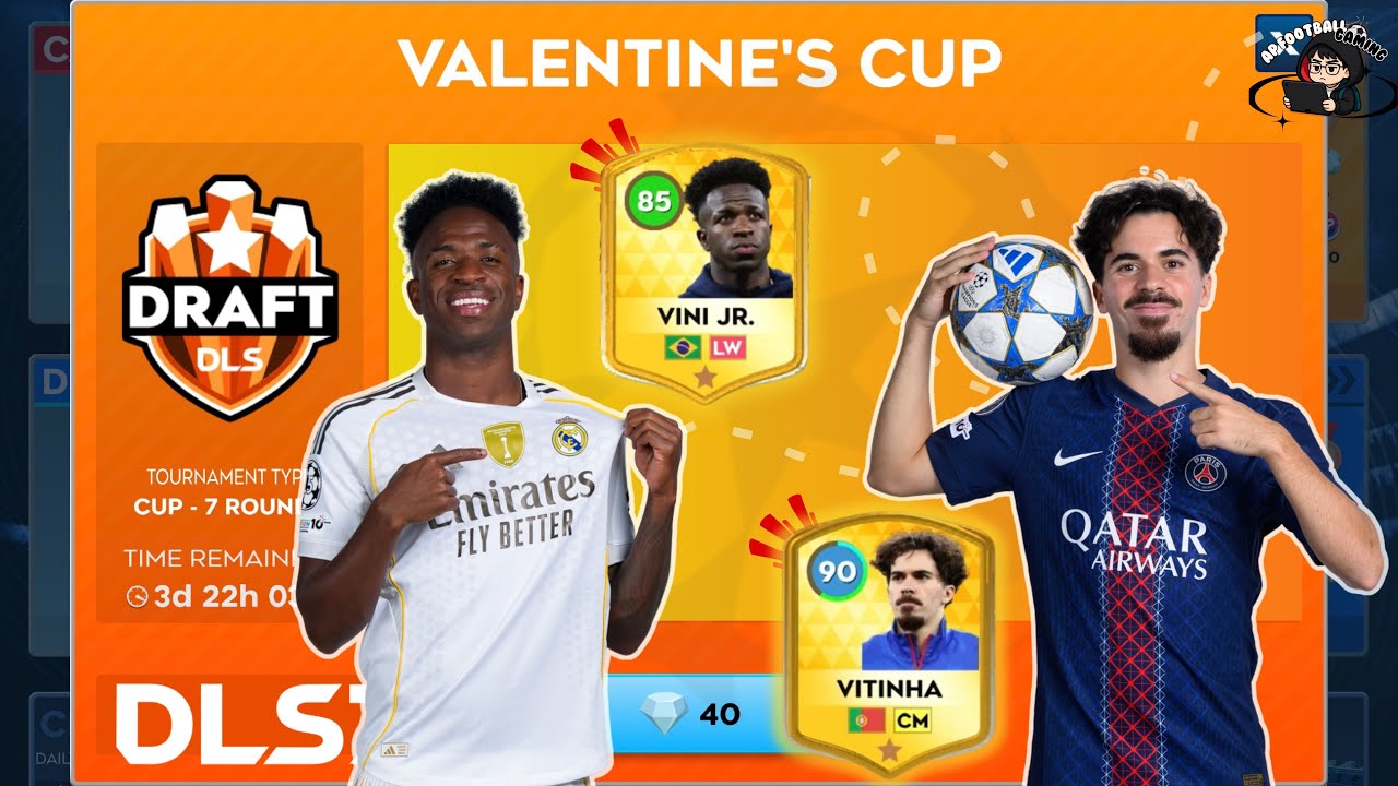 DLS26 | Dream Draft VALENTINE’S CUP with Vitinha & Vini Jr 