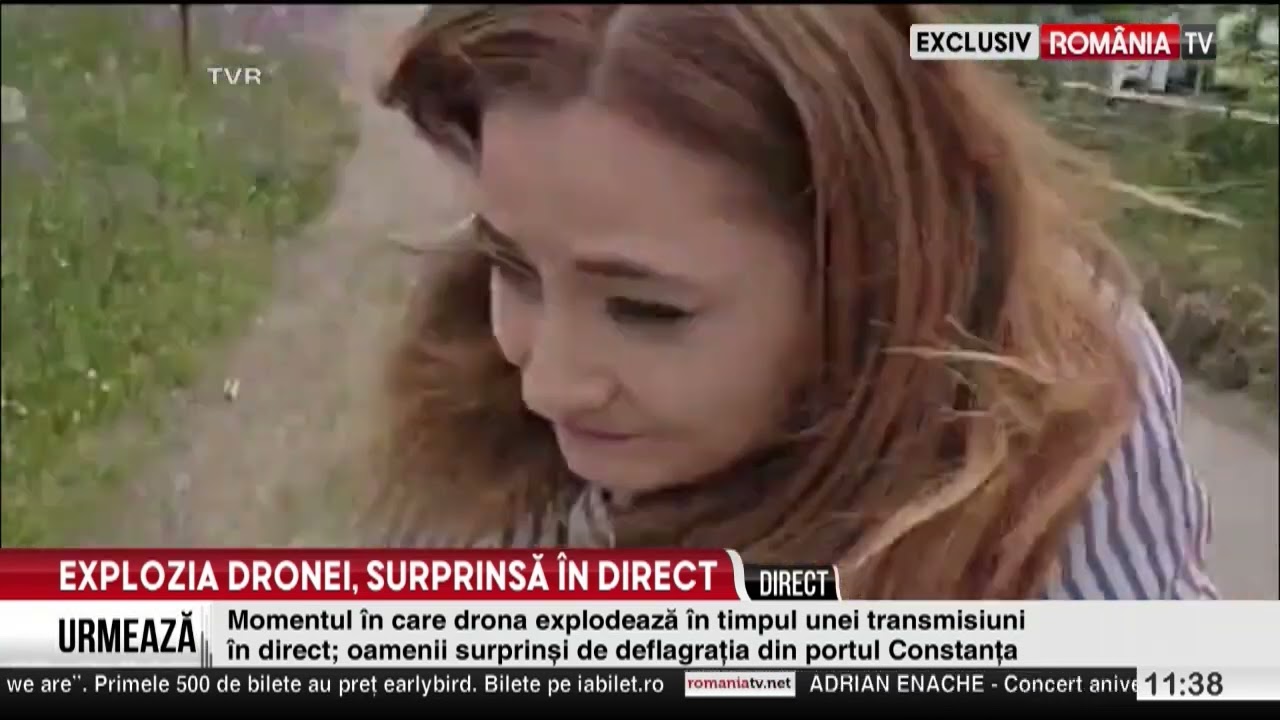 SHOCKING VIDEO: Journalist caught on camera by live marine drone explosion