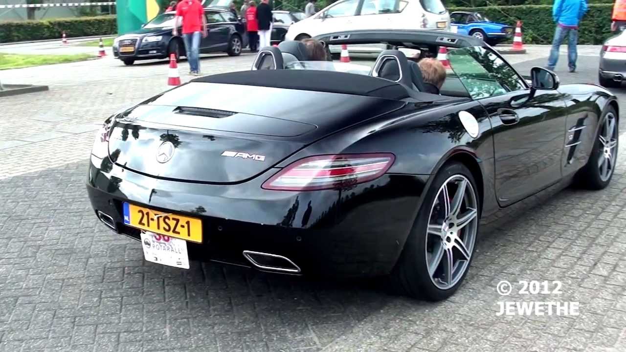 Mercedes-benz SLS AMG Roadster Engine Start up and Acceleration Sound!! (1080p Full HD)