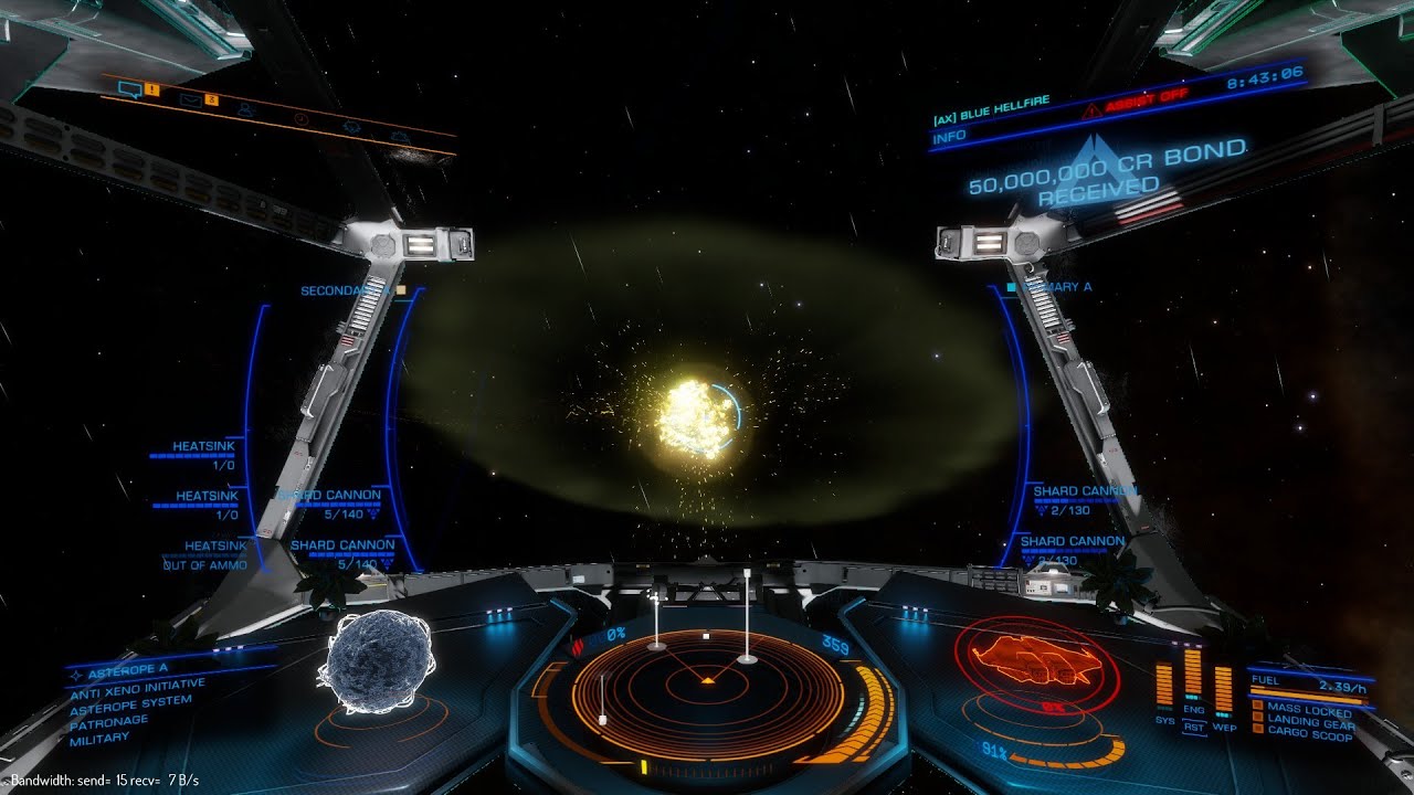 [Elite: Dangerous] Thargoid Hydra Solo Kill