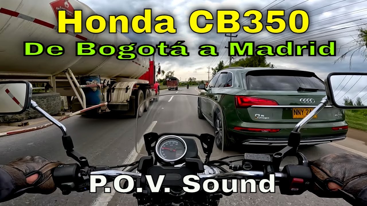 Honda CB350 из Боготы в Мадрид | 