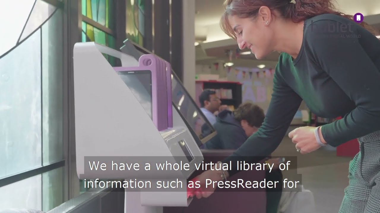 Hublet at the  Redbridge Libraries in London, United Kingdom