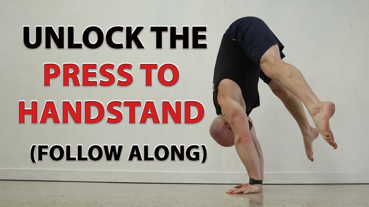 How to Press Handstand (Follow Along Drills)