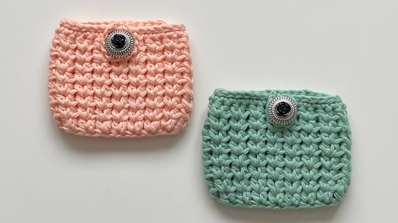 Crochet - Card Wallet/Card Holder - Mini Pouch/Mini Bag - Very Easy Pattern