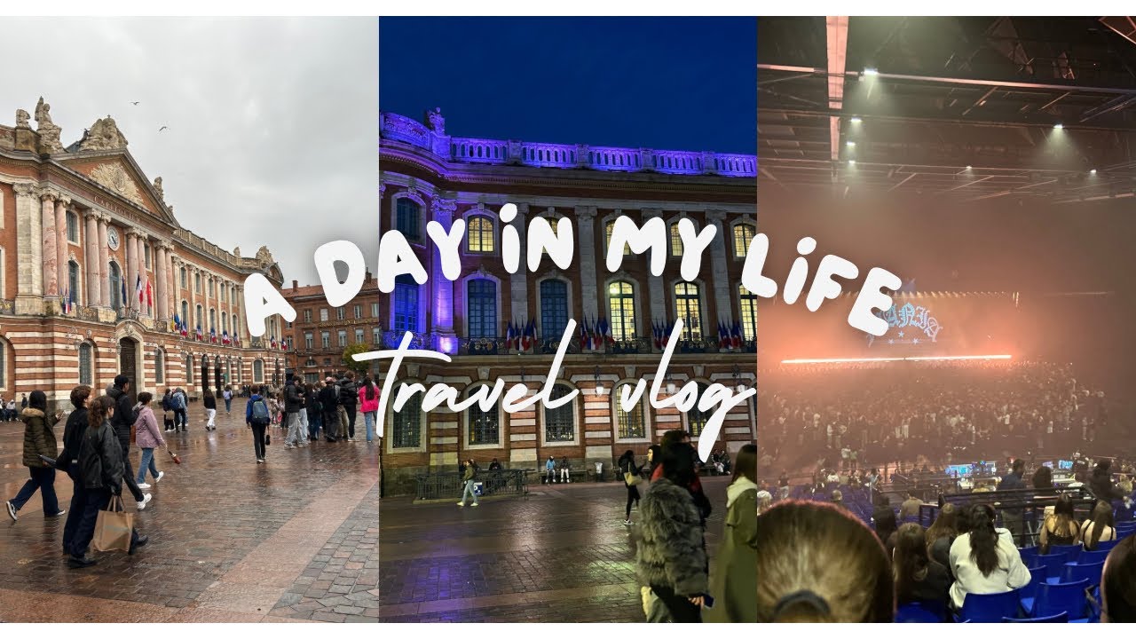 VLOG // belle journ&eacute;e a toulouse + concert 