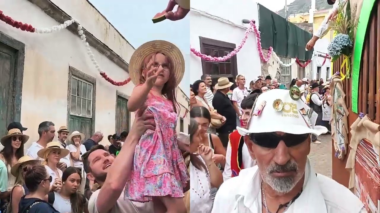 Garachico Directo Romería  san Roque 2025 🥁🪈🥁🪈🥁