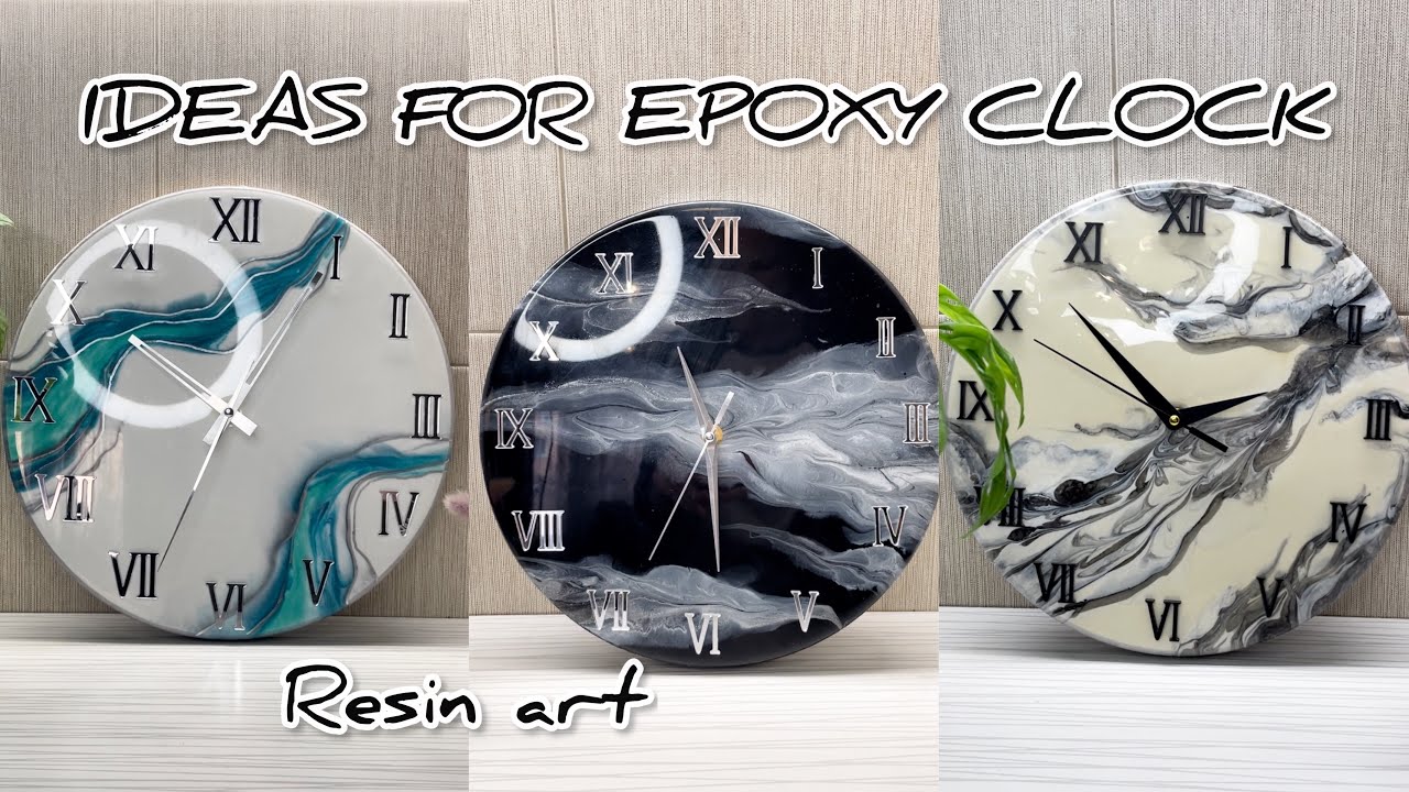 Ideas for epoxy clocks! The easiest way to make a clock with your own hands.