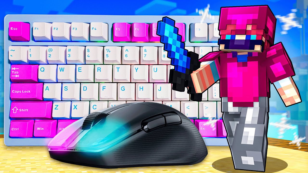 PvP Combos & Bridging – BedWars ASMR | Keyboard & Mouse Sounds