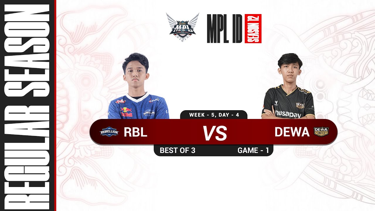 [Game - 1] REBELLION ZINO vs DEWA UNITED - MPL S12